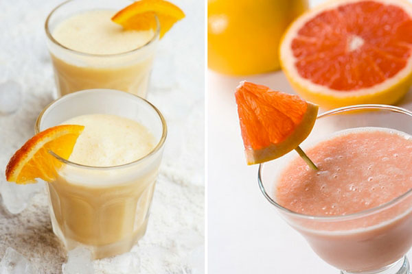 narancs és grapefruit turmix